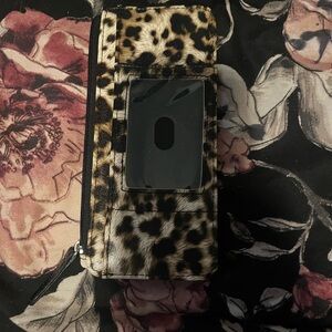 Leopard Print Card Holder